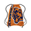 Chicago Bears NFL Orange Alternate Color Big Logo Drawstring Backpack