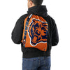 Chicago Bears NFL Orange Alternate Color Big Logo Drawstring Backpack