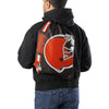 Cleveland Browns NFL Brown Alternate Color Big Logo Drawstring Backpack