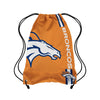 Denver Broncos NFL Orange Alternate Color Big Logo Drawstring Backpack