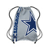 Dallas Cowboys NFL Gray Alternate Color Big Logo Drawstring Backpack