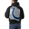 Indianapolis Colts NFL Gray Alternate Color Big Logo Drawstring Backpack