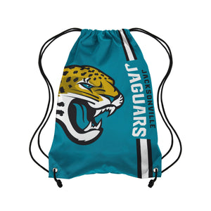 Jacksonville Jaguars NFL Green Alternate Color Big Logo Drawstring Backpack