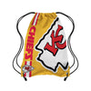 Kansas City Chiefs NFL Yellow Alternate Color Big Logo Drawstring Backpack