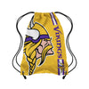 Minnesota Vikings NFL Yellow Alternate Color Big Logo Drawstring Backpack