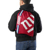 New York Giants NFL Red Alternate Color Big Logo Drawstring Backpack