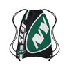 New York Jets NFL Black Alternate Color Big Logo Drawstring Backpack