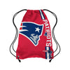 New England Patriots NFL Red Alternate Color Big Logo Drawstring Backpack