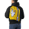 Los Angeles Rams NFL Yellow Alternate Color Big Logo Drawstring Backpack