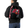 Tampa Bay Buccaneers NFL Black Alternate Color Big Logo Drawstring Backpack