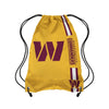 Washington Commanders NFL Yellow Alternate Color Big Logo Drawstring Backpack