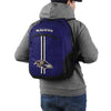 Baltimore Ravens NFL Purple Alternate Color Action Backpack