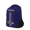 Baltimore Ravens NFL Purple Alternate Color Action Backpack