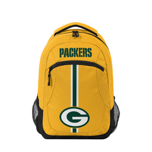 Green Bay Packers NFL Yellow Alternate Color Action Backpack