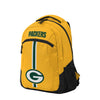 Green Bay Packers NFL Yellow Alternate Color Action Backpack