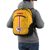 Kansas City Chiefs NFL Yellow Alternate Color Action Backpack