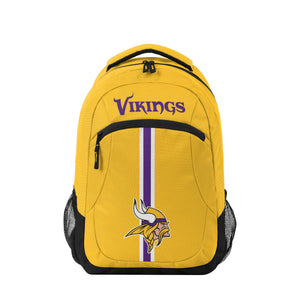 Minnesota Vikings NFL Yellow Alternate Color Action Backpack