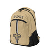 New Orleans Saints NFL Old Gold Alternate Color Action Backpack