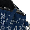 Dallas Cowboys NFL Spirited Style Printed Collection Repeat Logo Wristlet