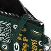 Green Bay Packers NFL Spirited Style Printed Collection Repeat Logo Wristlet