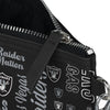 Las Vegas Raiders NFL Spirited Style Printed Collection Repeat Logo Wristlet