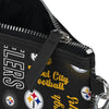 Pittsburgh Steelers NFL Spirited Style Printed Collection Repeat Logo Wristlet