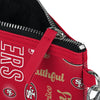 San Francisco 49ers NFL Spirited Style Printed Collection Repeat Logo Wristlet