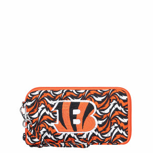 Cincinnati Bengals NFL Quilted Printed Wristlet