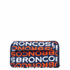 Denver Broncos NFL Quilted Printed Wristlet