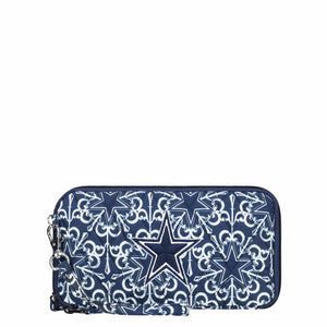 Dallas Cowboys NFL Quilted Printed Wristlet