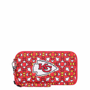 Kansas City Chiefs NFL Quilted Printed Wristlet