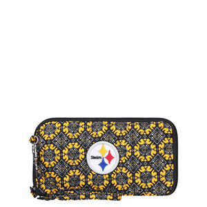 Pittsburgh Steelers NFL Quilted Printed Wristlet