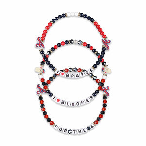 Atlanta Braves MLB 3 Pack Friendship Bracelet