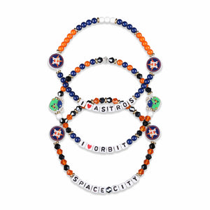 Houston Astros MLB 3 Pack Friendship Bracelet