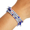 Los Angeles Dodgers MLB 3 Pack Friendship Bracelet