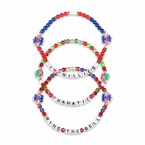 Philadelphia Phillies MLB 3 Pack Friendship Bracelet