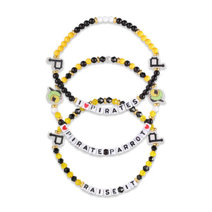 Pittsburgh Pirates MLB 3 Pack Friendship Bracelet