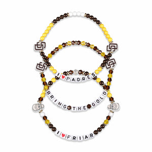 San Diego Padres MLB 3 Pack Friendship Bracelet