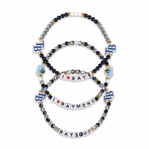 Tampa Bay Rays MLB 3 Pack Friendship Bracelet