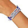 Los Angeles Dodgers MLB Clayton Kershaw & Mookie Betts 3 Pack Player Friendship Bracelet