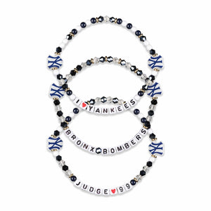 New York Yankees MLB Aaron Judge 3 Pack Player Friendship Bracelet