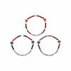 New England Revolution MLS 3 Pack Friendship Bracelet