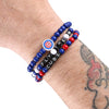 Chicago Cubs MLB 3 Pack Beaded Friendship Bracelet