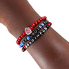 St Louis Cardinals MLB 3 Pack Beaded Friendship Bracelet