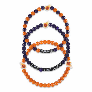 Phoenix Suns NBA 3 Pack Beaded Friendship Bracelet
