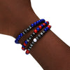 Arizona Wildcats NCAA 3 Pack Beaded Friendship Bracelet