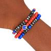 Boise State Broncos NCAA 3 Pack Beaded Friendship Bracelet