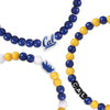 California Bears NCAA 3 Pack Beaded Friendship Bracelet