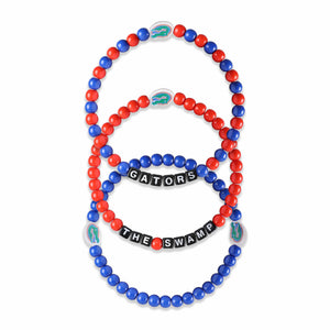 Florida Gators NCAA 3 Pack Beaded Friendship Bracelet