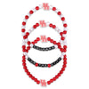 Houston Cougars NCAA 3 Pack Beaded Friendship Bracelet